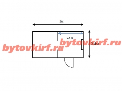 Объект для Физические лица - Жилая металлическая бытовка 5м для строителей